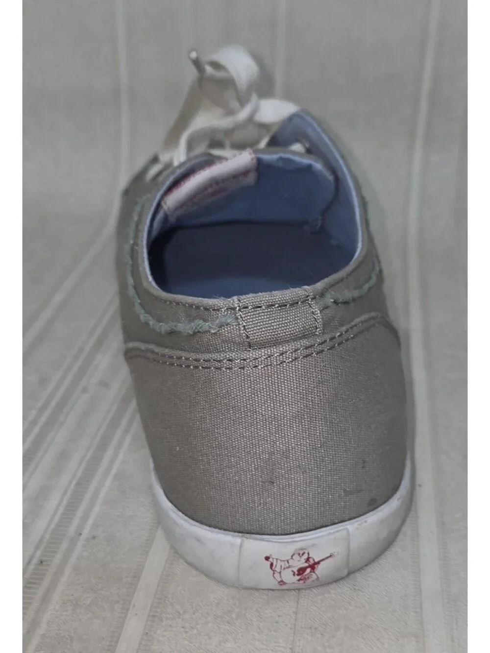 True Religion Vintage Canvas Low Top Sneakers Dark Grey Men’s Sz 10.5 TR118107j